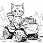 Innovative Bobcat Machinery Coloring Pages 3