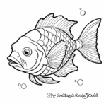 Innovative Longear Sunfish Coloring Pages 2