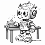 Innovative Medical Robot Coloring Pages 3