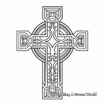 Inspirational Celtic Cross Coloring Pages 4
