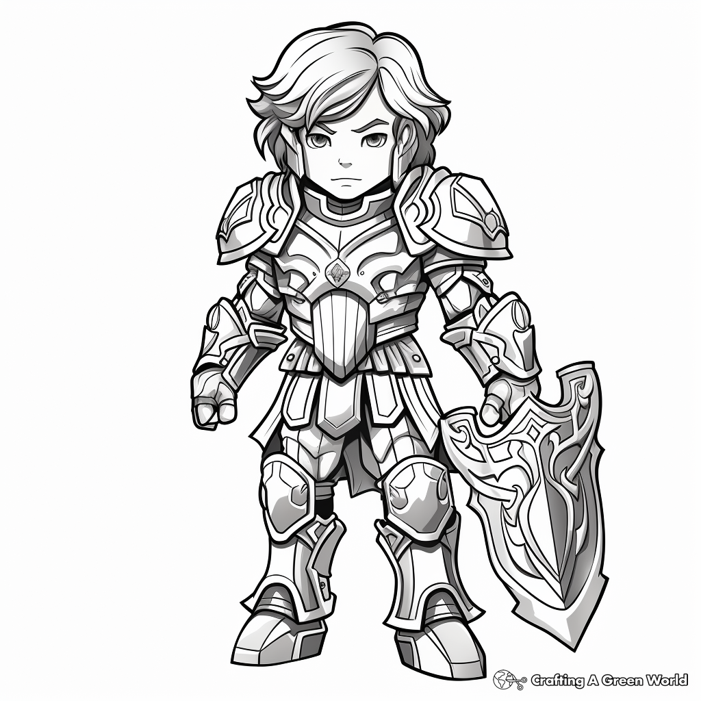 Inspirational God’s Armor for All Ages Coloring Pages 1