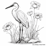 Inspirational Ibis and Iris Coloring Pages 1
