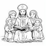 Inspirational Papal Saints Coloring Pages 2
