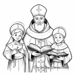Inspirational Papal Saints Coloring Pages 3