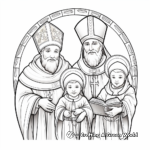 Inspirational Papal Saints Coloring Pages 4