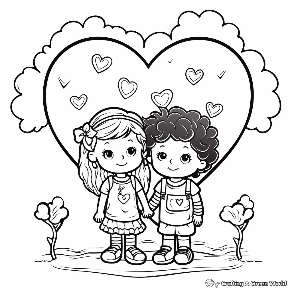 Inspirational Valentine's Day Love Messages Coloring Pages 3