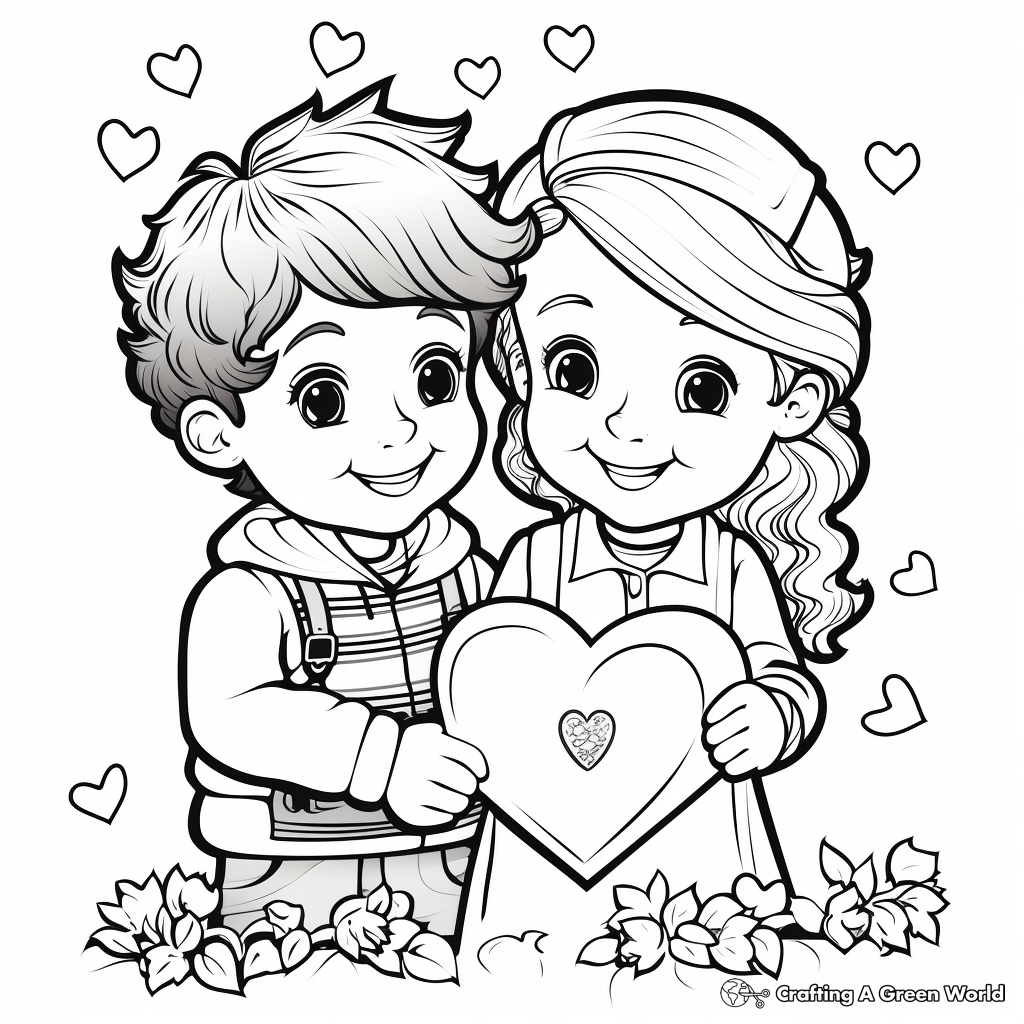 Inspirational Valentine's Day Love Messages Coloring Pages 4
