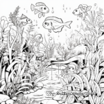 Inspiring Aquatic Ecosystem Coloring Pages 4