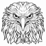 Inspiring Eagle Face Coloring Pages 4