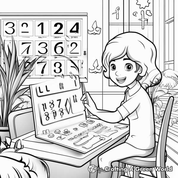 Kindergarten Coloring Pages - Free &amp; Printable!