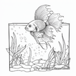 Interactive Betta Fish Tank Coloring Pages 3