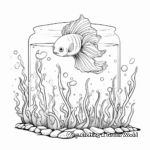 Interactive Betta Fish Tank Coloring Pages 4