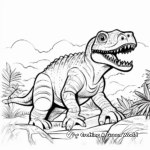 Interactive Ceratosaurus Activity Coloring Pages 3