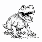 Interactive Ceratosaurus Activity Coloring Pages 4