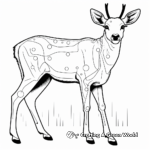 Interactive Connect the Dots Bighorn Sheep Coloring Page 3