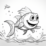 Interactive Digital Catfish Coloring Pages 1