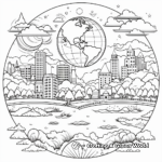 Interactive Earth and Sky Creation Coloring Pages 1