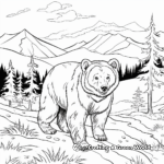 Interactive Find The Grizzly Bear Hidden Picture Coloring Pages 3
