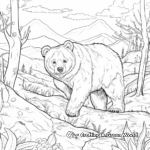 Interactive Find The Grizzly Bear Hidden Picture Coloring Pages 4
