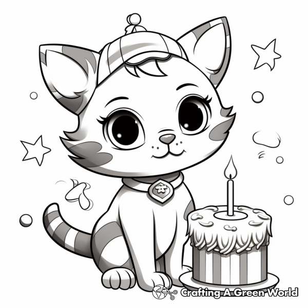 Kitty Coloring Pages - Free & Printable!