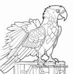 Interactive Label-The-Macaw Parts Coloring Pages 4