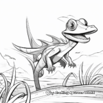 Interactive Online Dimorphodon Coloring Pages 2