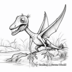 Interactive Online Dimorphodon Coloring Pages 4