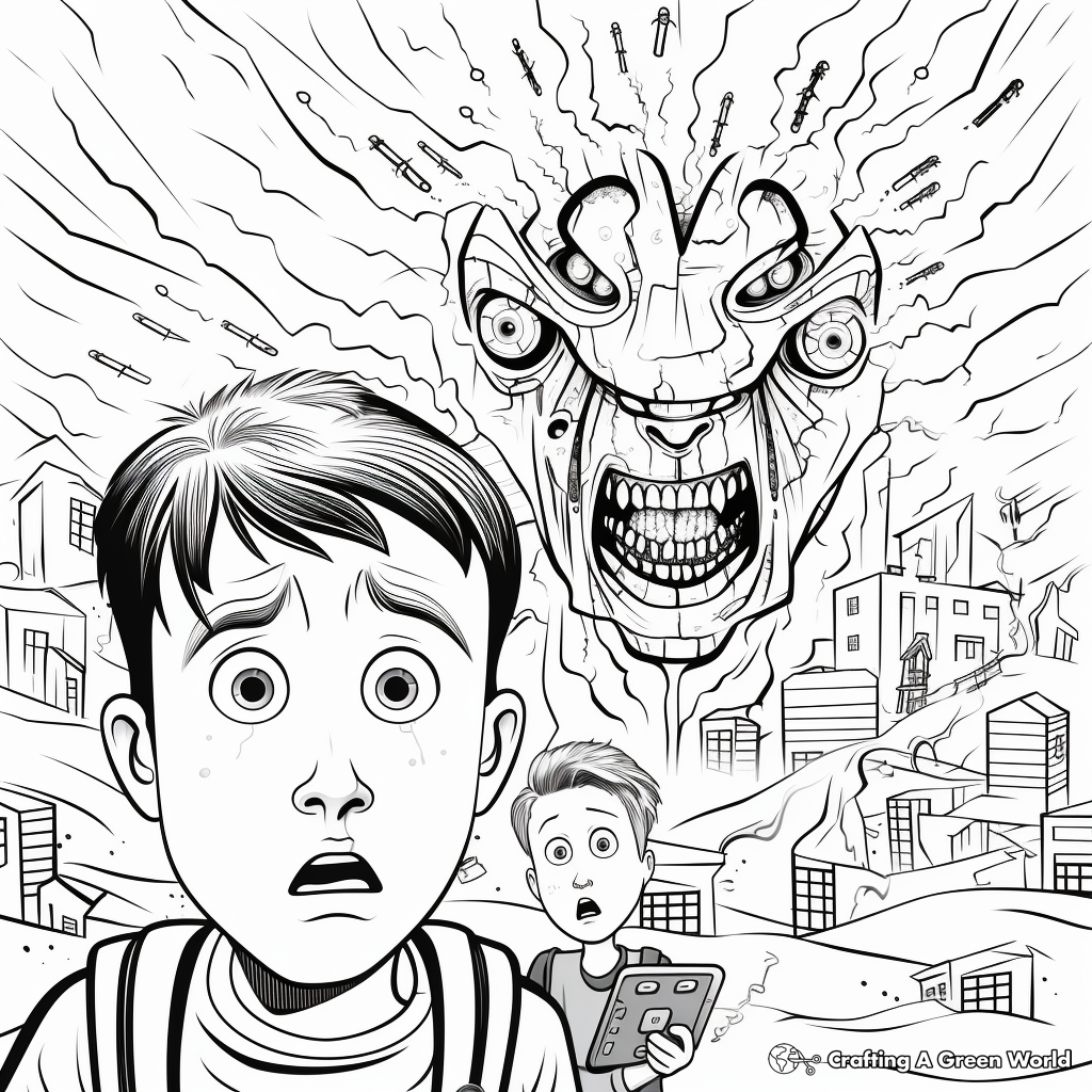 Interactive Online Safety with Stranger Danger Coloring Page 3