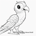 Interactive Parakeet Coloring Pages for Children 3