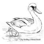 Interactive Pelican and Baby Coloring Pages 1