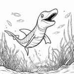 Interactive Plesiosaurus Coloring Pages 1