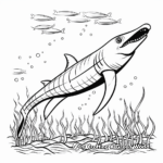 Interactive Plesiosaurus Coloring Pages 2