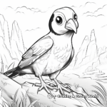 Interactive Puffin Habitat Coloring Pages 2