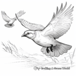 Interactive Ravens in Flight Coloring Sheets 1
