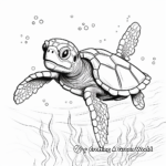 Interactive Sea Turtle Coloring Pages 1