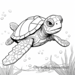 Interactive Sea Turtle Coloring Pages 3