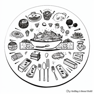 Interactive Seder Plate Coloring Pages 4