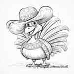 Interactive South Mexican Turkey Coloring Sheets 3