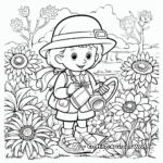 Interactive Spring Word Search Coloring Pages 1