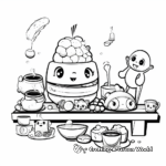 Interactive Sushi Coloring Pages for Artists 4