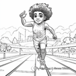 Interactive Track and Field Coloring Pages 2