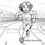 Interactive Track and Field Coloring Pages 3