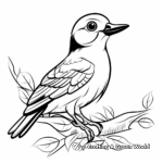 Interactive Woodpecker Coloring Pages 2