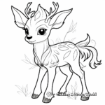 Interesting Deerling In The Forest Coloring Pages 4