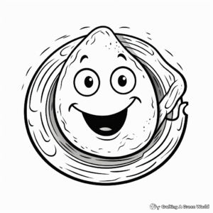Interesting Egg and Bacon Coloring Pages 3