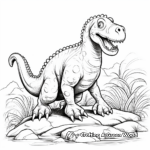 Interesting Iguanodon Herbivore Coloring Pages 3