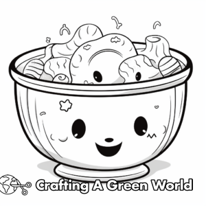 Cute Food Coloring Pages - Free &amp; Printable!