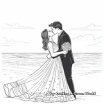 Intimate Beach Wedding Coloring Pages 3