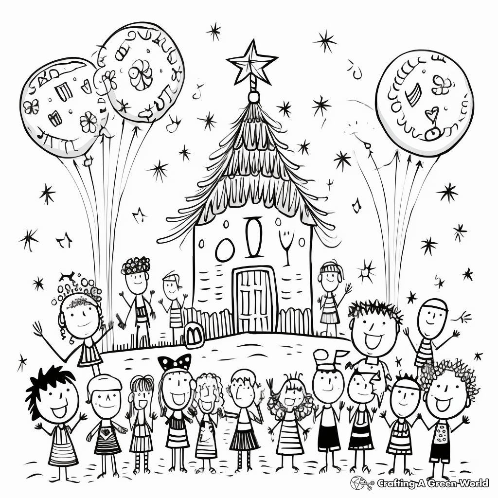 Intricate 100th Day of School Party Coloring Sheets 4