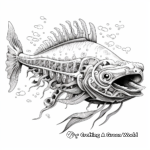 Intricate Abyssal Catfish Coloring Pages 2
